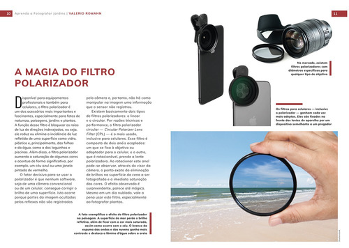 Coleção Fotografe & Natureza: Aprenda a Fotografar Jardins, de Romahn, Valerio. Editorial Editora Europa Ltda., capa mole em português, 2020