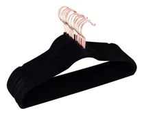 Comprar Set 20 Perchas Terciopelo Con Gancho Cobre Adulto 45 Cm 