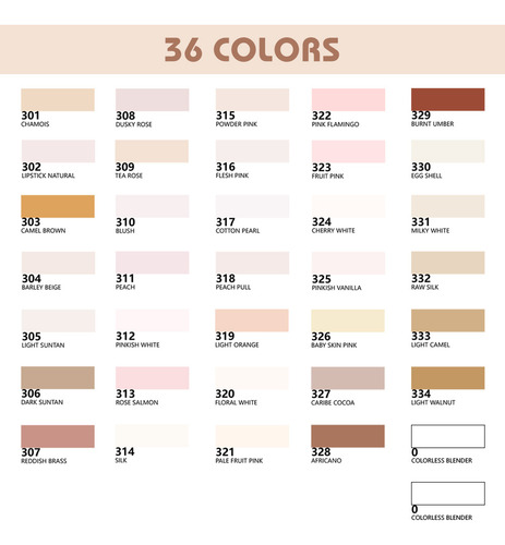 Marcadores De Tono De Piel Arrtx De 36 Colores, Alp, Doble P