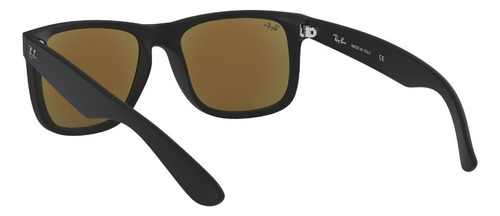 Lentes De Sol Ray-ban Justin Rb4165 Espejados Azul Matte Blue Matte Blue Matte Blue