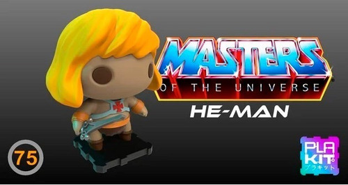 Imagen 2 de 2 de Muñeco He Man Figura Plakit Coleccion