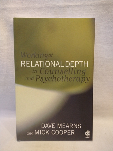 Working A Relational Depth - Dave Mearns - Sage + B