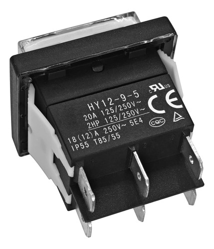Interruptor De Balancín Hy12-9-5: Paquete Con Encendido