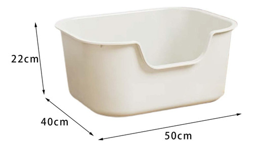 Nuevo Bandeja De Arena For Gatos Con Tapa Abierta,