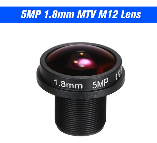 Lente Ojo De Pez De 1.8 Mm Hd 5.0 Megapíxeles Ir M12 Mount 1