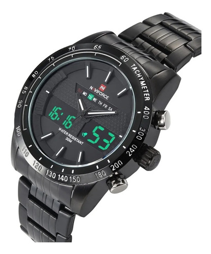 Relógio Masculino Naviforce Quartzo Aço 9024