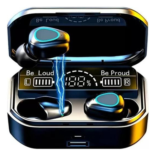 Fone De Ouvido Bluetooth 5.3 Sem Fio Com Display Lcd