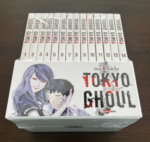 Box Tokyo Ghoul Vols. 1 Ao 14, Lacrado.