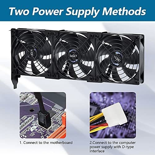 Ventiladores Para Tarjetas Gráficas Scccf De 3 X 90 Mm Y 92