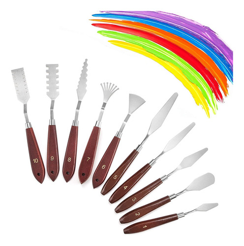 A Cuchillos De Paleta For Lienzo Pintura Al Óleo Acrílica