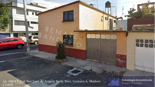 Imagen 1 de 14 de !casa En Venta En Colonia San Juan De Aragón! Remate Bancaria Con Entrega Inmediata!