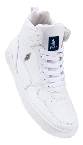 Tenis Casual De Dama Hpc Polo 439 Color Blanco