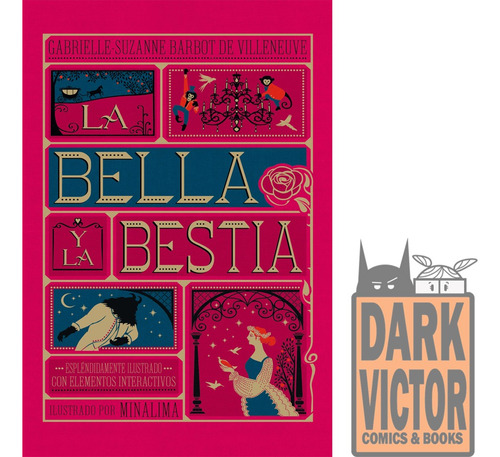 La Bella Y La Bestia Clásicos Ilustrados De Minalima Stock