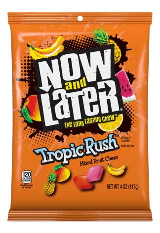 Ferrara (1) Bolsa Now And Later Tropic Rush - Caramelos Mast