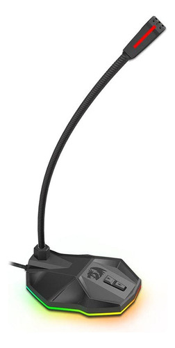 Micrófono para jugadores Redragon Stix Rgb Gm-99 negro