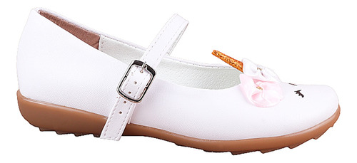 Zapato Niñas Zapatillas Unicornio Princesas Vestir 01 Blanco