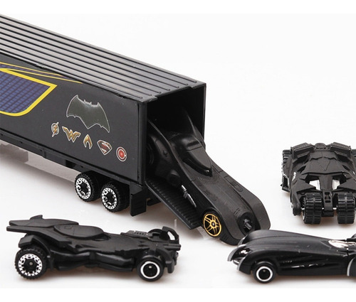 Brinquedo Infantil Batman E Batmobile Em Escala 1:64. /
