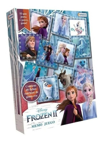  Juego De Mesa De Memoria Frozen 2 Disney Tapimovil Oficial 