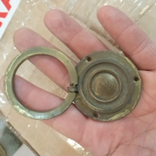 Tirador Herraje De Bronce Antiguo (Usado)