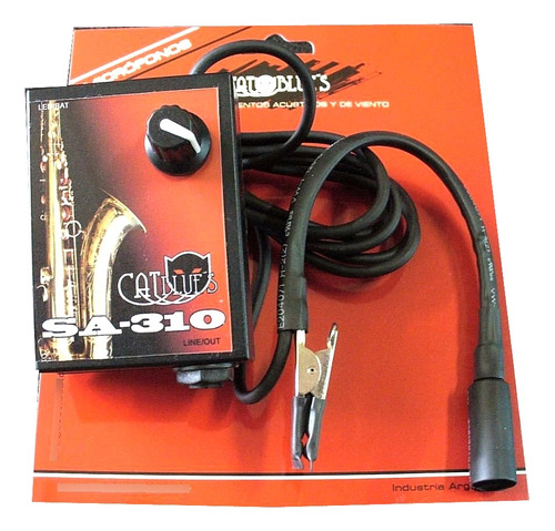 Microfono Para Saxo Cat Blues Sa310 Con Volumen 