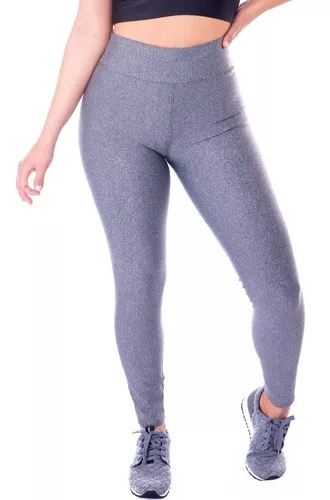 Calça Legging Leg Branca Lisa Grossa Fitness Academia Feminina Caminhada  Nao Transparente