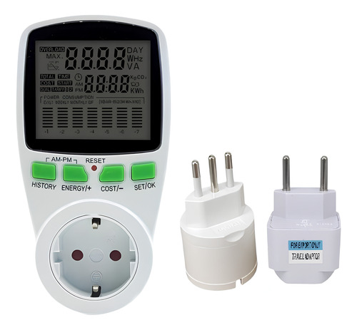 Medidor Watts Calcula Gastos Consumo Electricidad 2adaptados