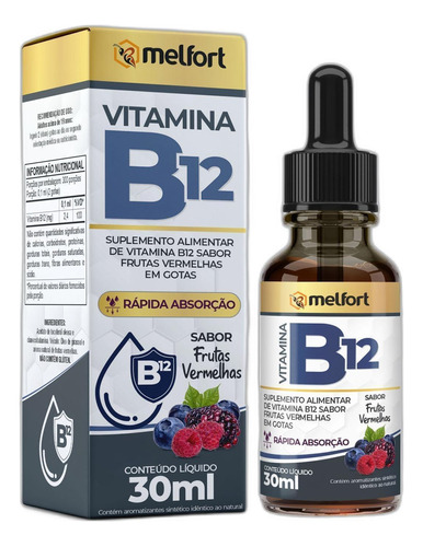 Vitamina B12 Gotas 30ml Melfort A