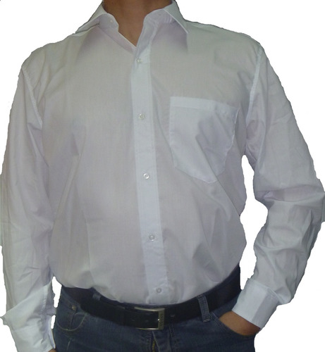 Camisa De Hombre Clasica De Vestir C. Bolsillo Envios