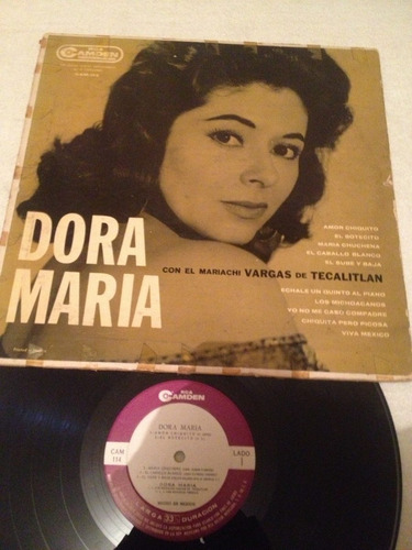 Dora Maria Amor Chiquiton El Mariachi Vargas Disco De Vinil 