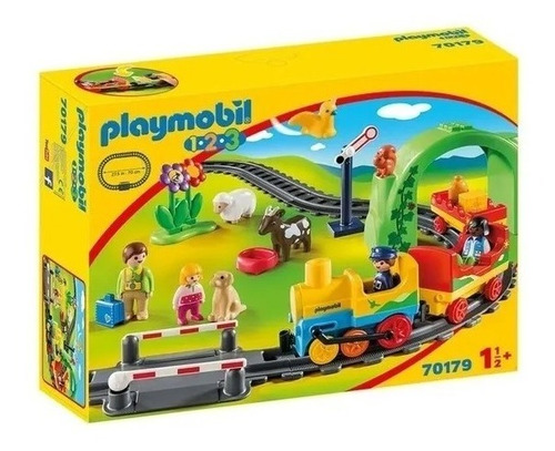 Playmobil 1 2 3 Mi Primer Tren Figuras + Animales 70179 Ed