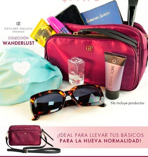 Imagen 3 de 5 de Oriflame Bolso Correa Guinda Haga Crossbody Bag