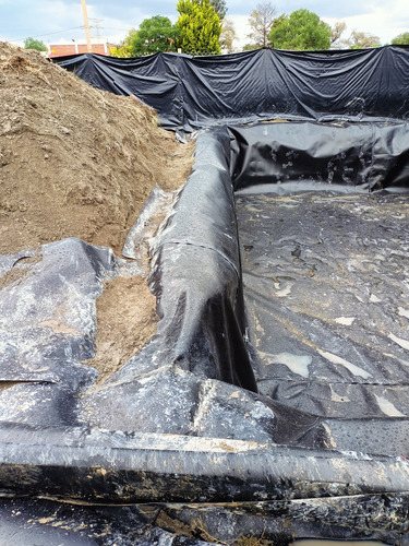 Hule Negro Para Construcción Calibre 1000 De 6m X 10m De 1a