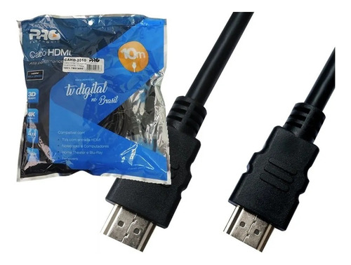 Proeletronic Cabo Hdmi 4k 3d 10 Metros Cahd-2010