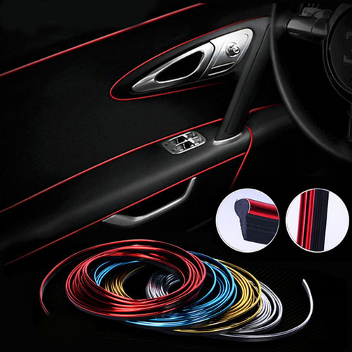5 M Carro Diy Decoração Interior Porta Tira Moldagem Estilo