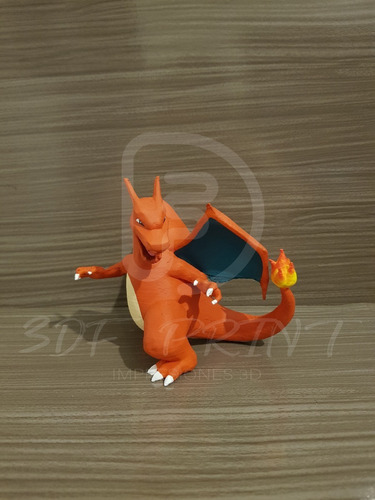 Charizard Charmeleon Charmander Figuras 3d