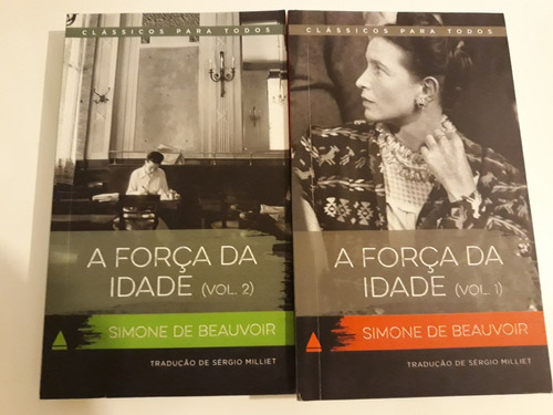 Livros Simone De Beauvoir - A Força Da Idade Vol 1 E 2