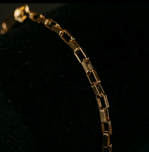 Imagem 3 de 6 de Pulseira Aço Inoxidável Dourada Cartier 3mm