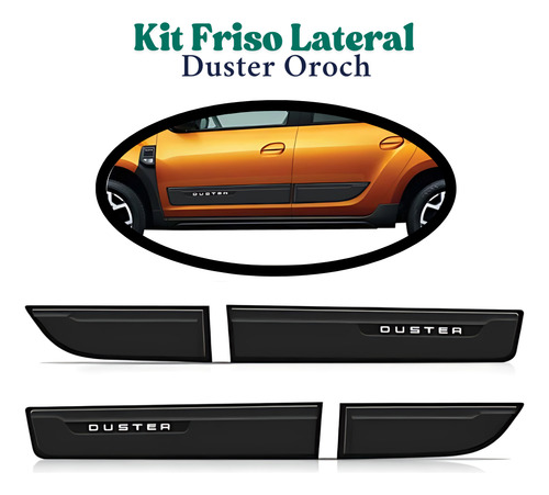Friso Lateral Modelo Original Renault Duster 2020 2021 2022