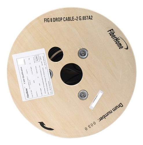 Carrete De 1 Km De Fibra Optica Aerea Mini Figura Monomodo