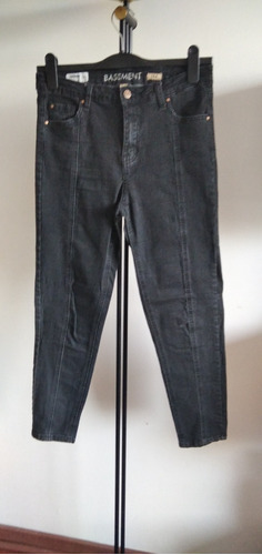 Jeans Negro Basement Skinny 40