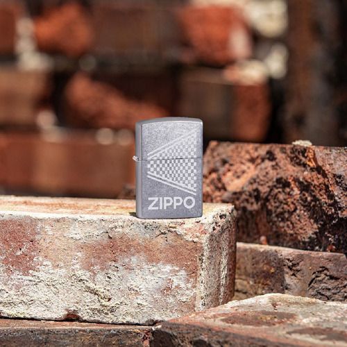 Imagen 7 de 10 de Encendedor Zippo Lighter Design Street Chrome Logo Lustre