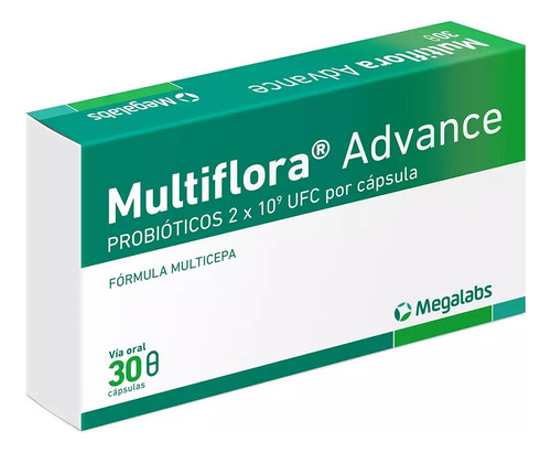 Multiflora Advance Probiotico Caja X30 Capsulas