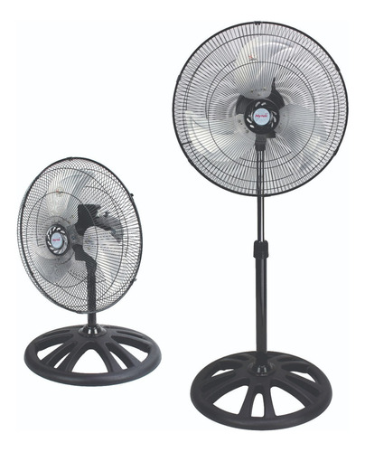 Ventilador De Pedestal Y Mesa Mytek 18 Metálico 3386 2 En 1 Cantidad de aspas 3 Estructura Negro Aspas Gris Diámetro 4572 cm Frecuencia 60 Hz Material de las aspas Metalicas