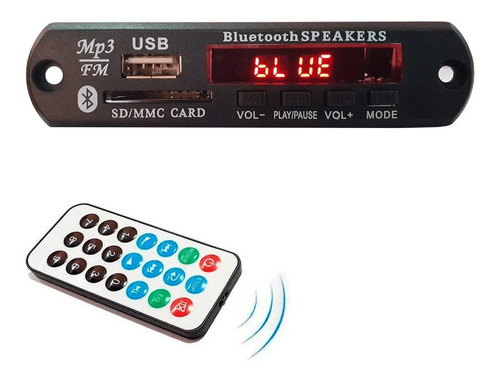 4 Placa P/ Amplificador - Modulo Mp3 Bluetooth Muda Pasta