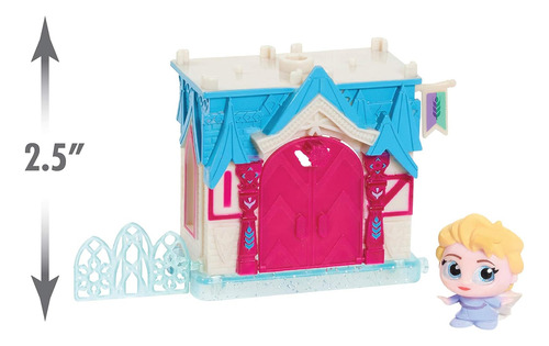 Disney Doorable Mini Playset Elsas Frozen Castle, Juego De J