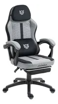 Comprar Silla Gamer Balam Rush Br-940757 Soporta 150 Kg Gris Material Del Tapizado Tela Pvc Algodon Nylon