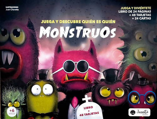 Juega Y Descubre Quién Es Quién Monstruos, De Juanito. Editorial Juanito Books, Tapa Blanda, Edición 1 En Español