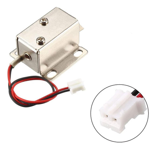 Uxcell Dc 24v 0.57a 6 Mm Mini Conjunto De Cerradura Solenoid