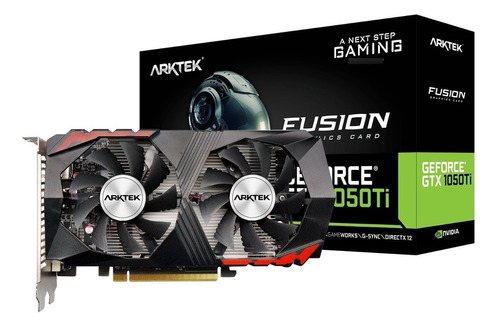 Imagen 1 de 3 de Placa De Video Arktek 1050 Ti Geforce Gtx Ddr5 4gb Megasoft