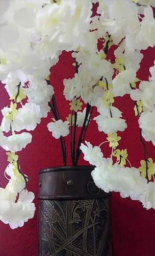 Galho Flor De Cerejeira Artificial 1,40m Pendentes Planta